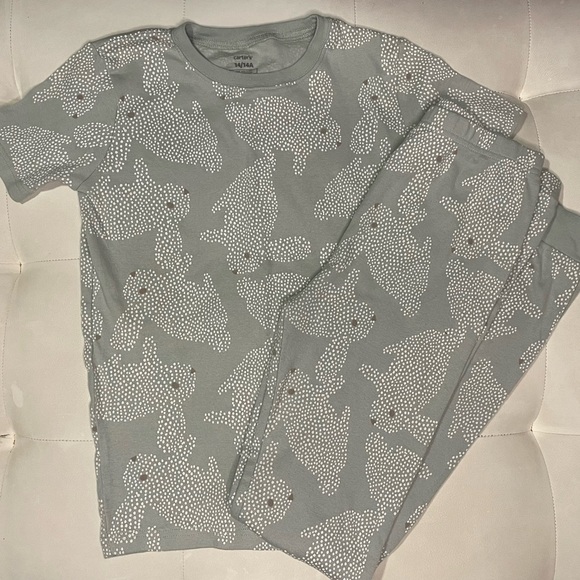 New Carter's Easter Bunny Pajama Set girls size 14 - Picture 1 of 6